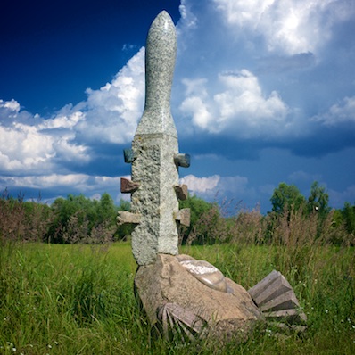 Skulptur, Steine ohne Grenzen, Naturpark Barnim